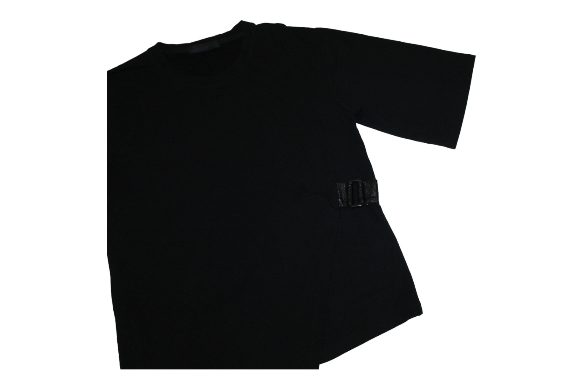 D By D Oversized Asymmetrical Cotton Modal Blend T-shirt