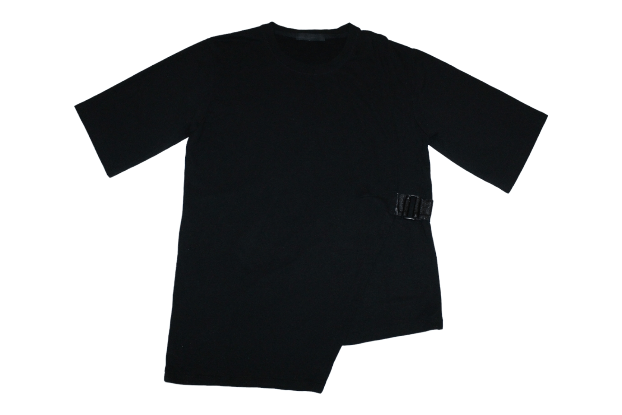 D By D Oversized Asymmetrical Cotton Modal Blend T-shirt