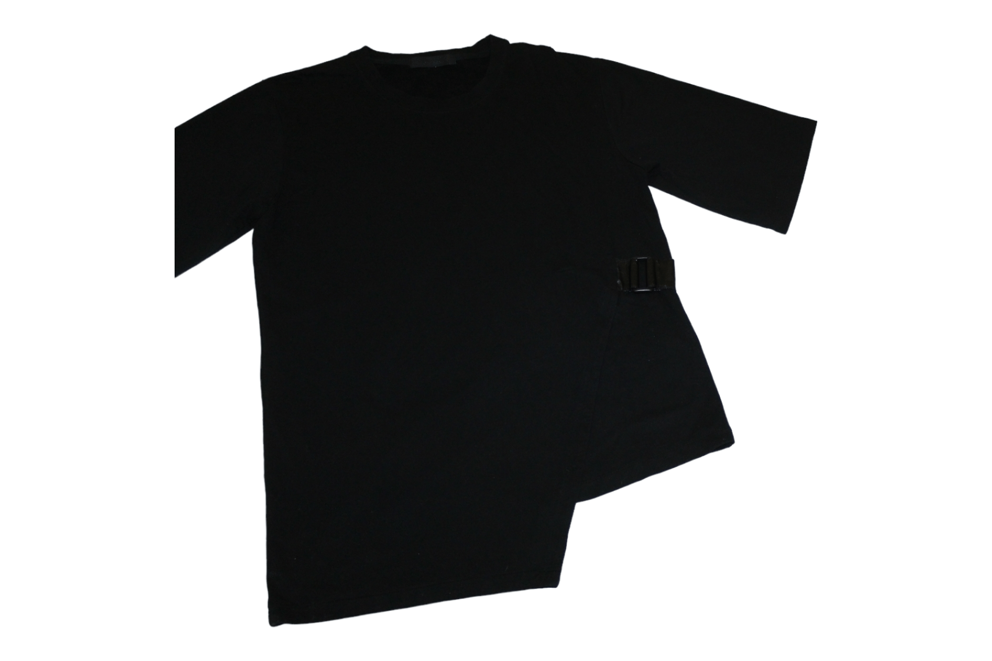 D By D Oversized Asymmetrical Cotton Modal Blend T-shirt
