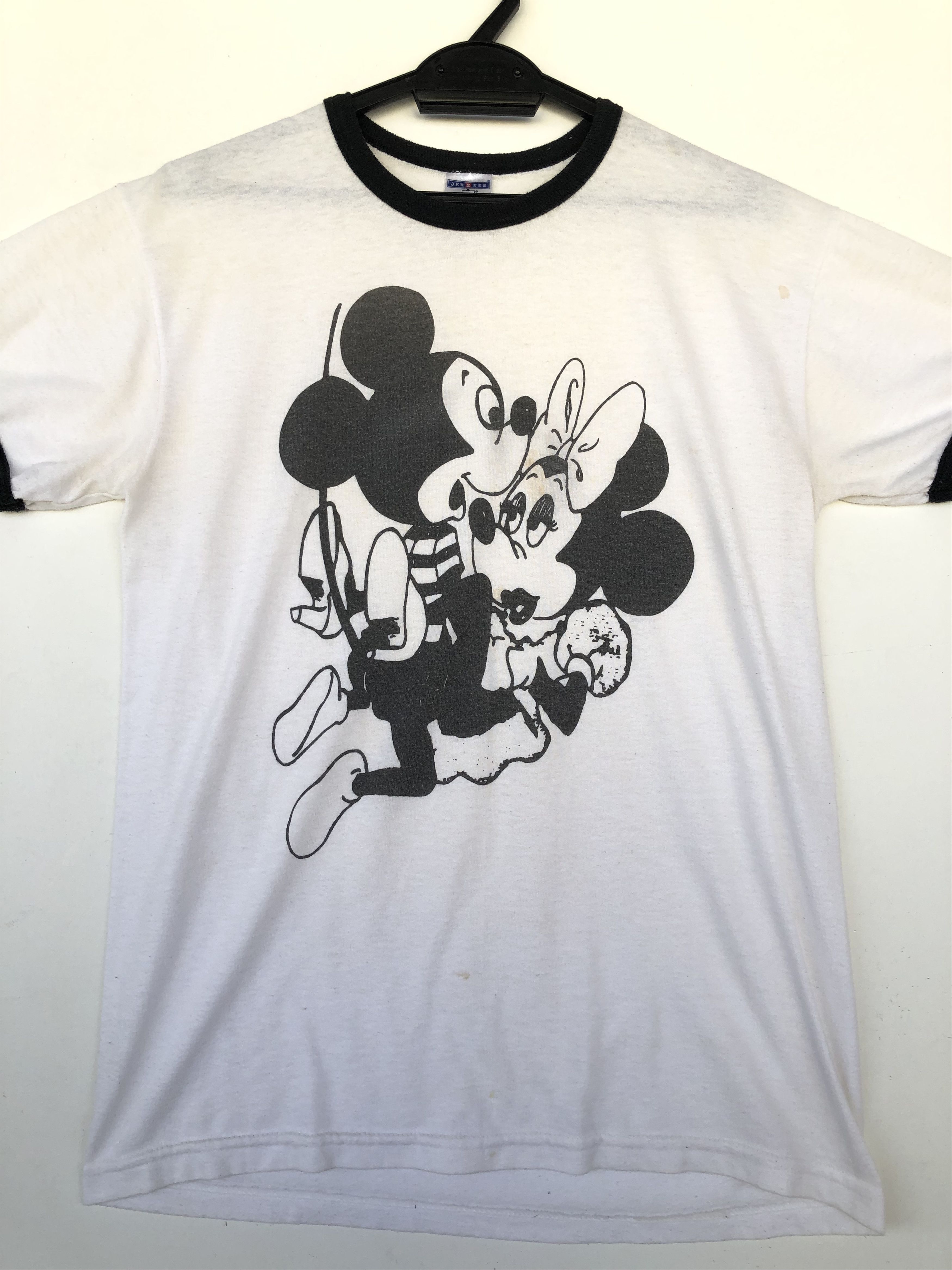 Vintage VINTAGE 50:50 FUCKING MICKEY MINNIE RINGER TEE | Grailed