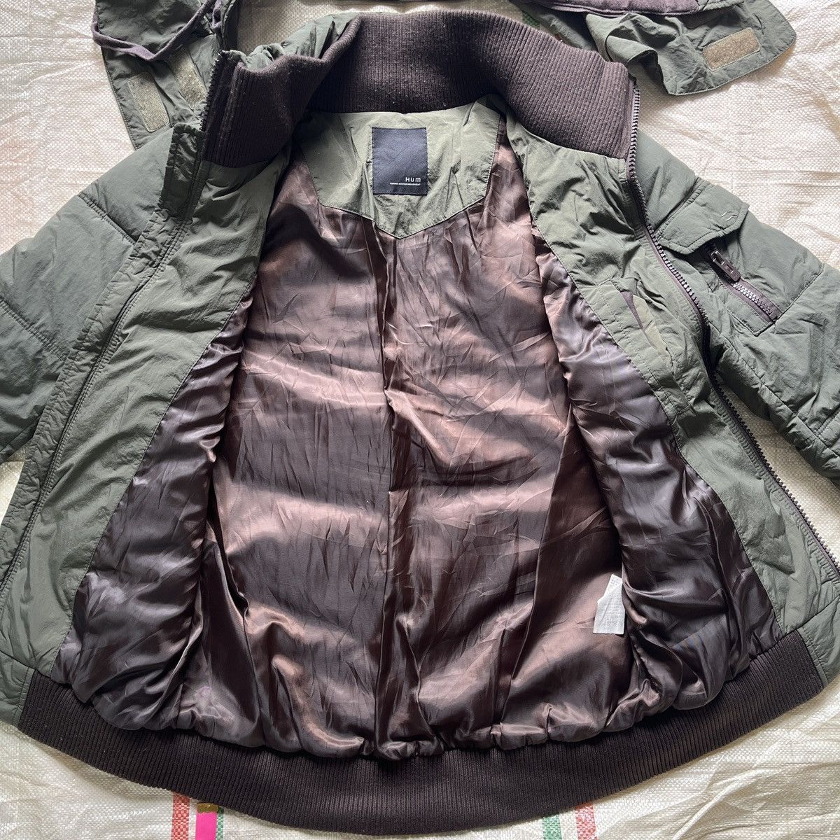 Japanese Brand GOA Human United Movement Puffer Jacket With Hoodie Size US M / EU 48-50 / 2 - 18 Thumbnail