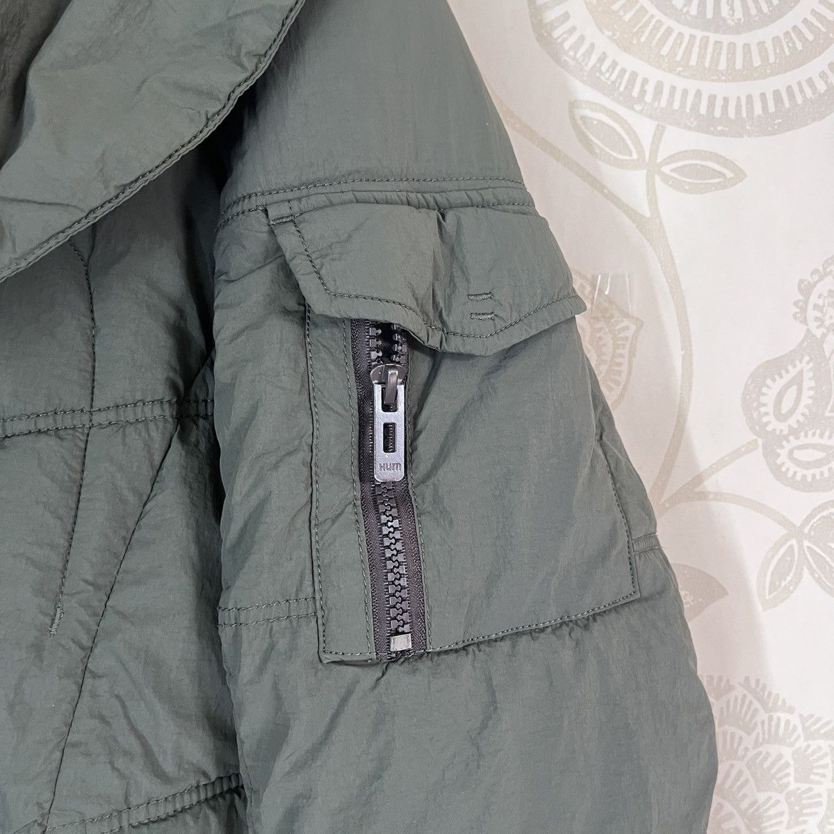 Japanese Brand GOA Human United Movement Puffer Jacket With Hoodie Size US M / EU 48-50 / 2 - 10 Thumbnail