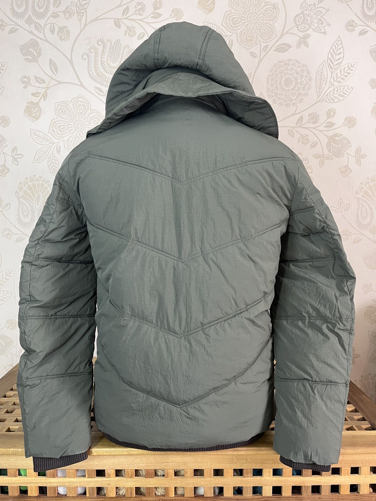Japanese Brand GOA Human United Movement Puffer Jacket With Hoodie Size US M / EU 48-50 / 2 - 2 Thumbnail