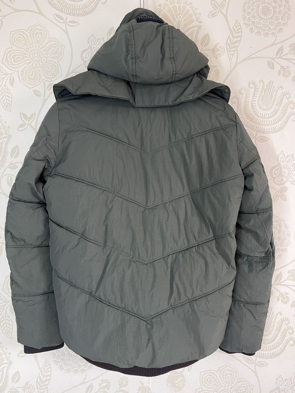 Japanese Brand GOA Human United Movement Puffer Jacket With Hoodie Size US M / EU 48-50 / 2 - 24 Thumbnail