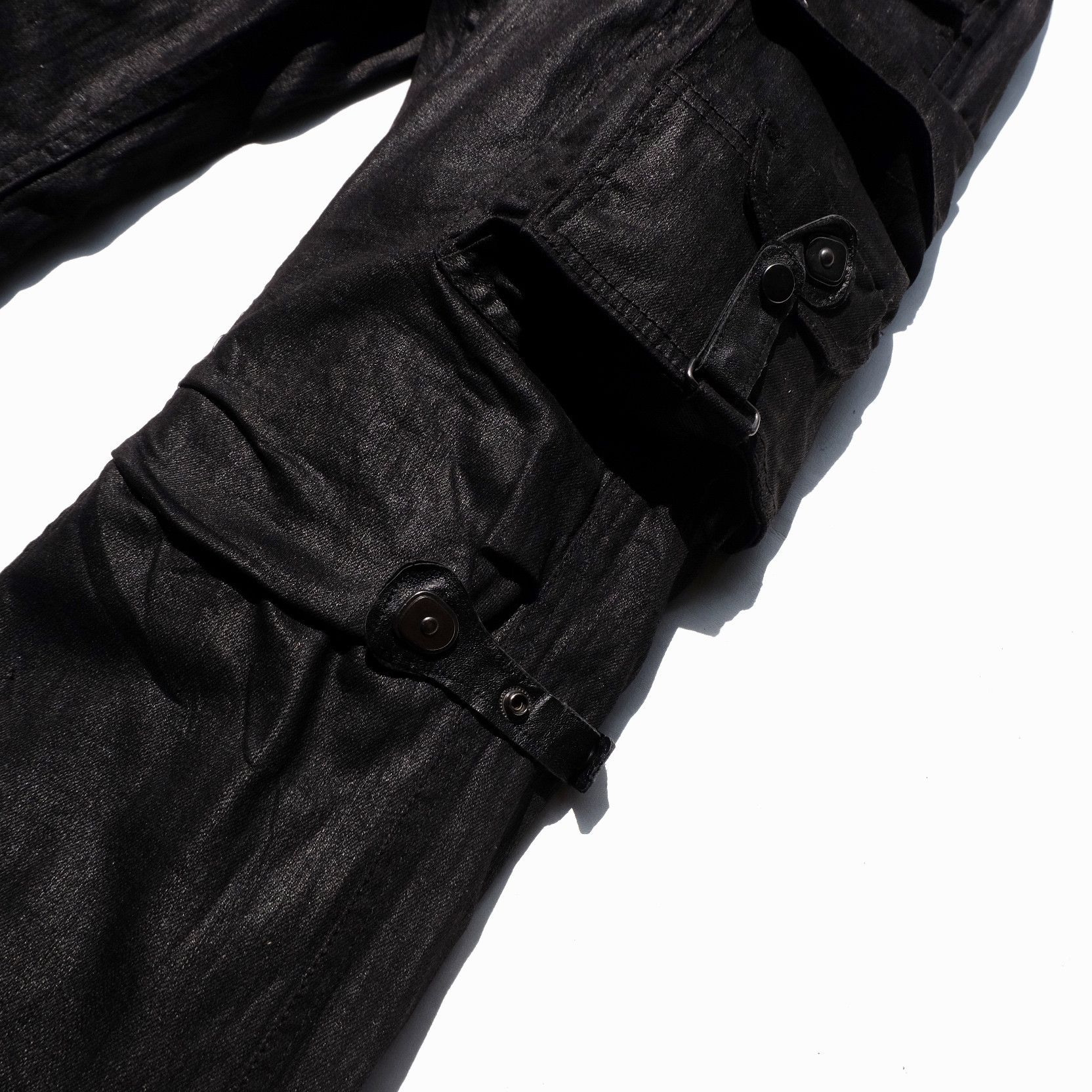 Japanese Brand SEMANTIC DESIGN waxed cargo pants Size US 34 / EU 50 - 2 Thumbnail