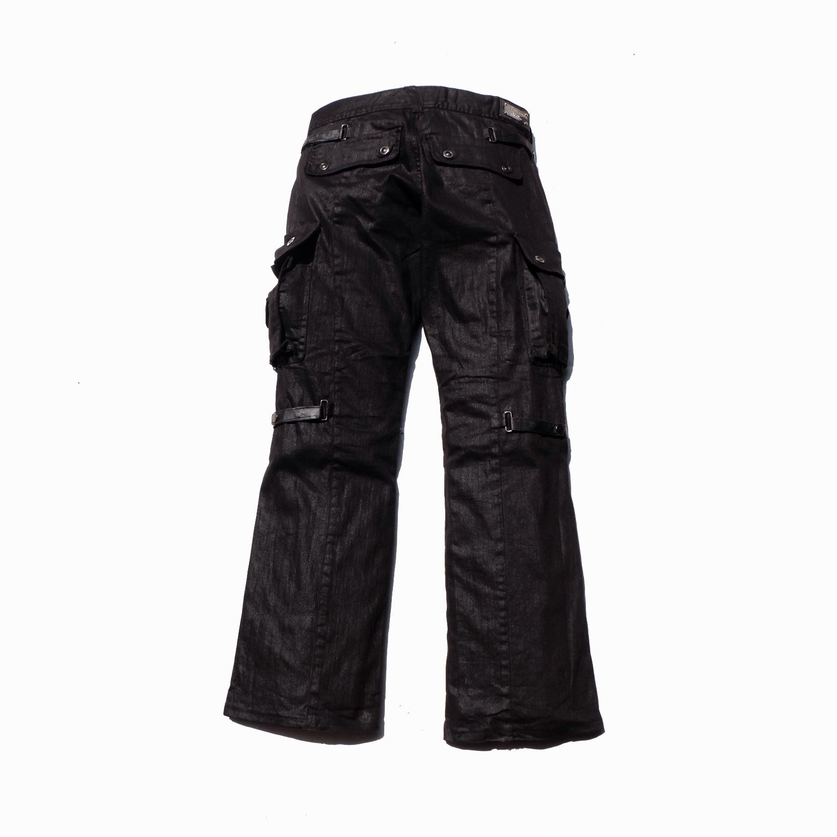Japanese Brand SEMANTIC DESIGN waxed cargo pants Size US 34 / EU 50 - 4 Thumbnail
