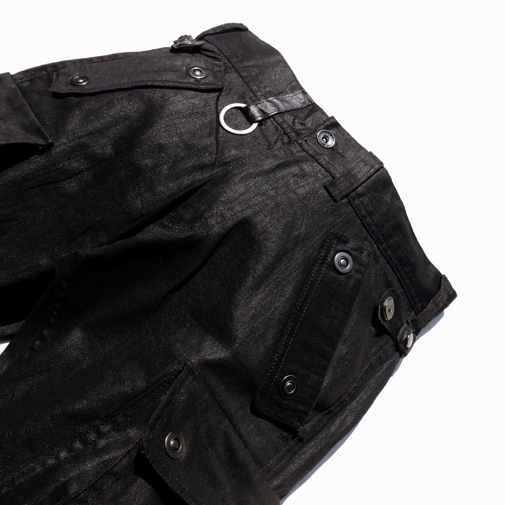 Japanese Brand SEMANTIC DESIGN waxed cargo pants Size US 34 / EU 50 - 3 Thumbnail