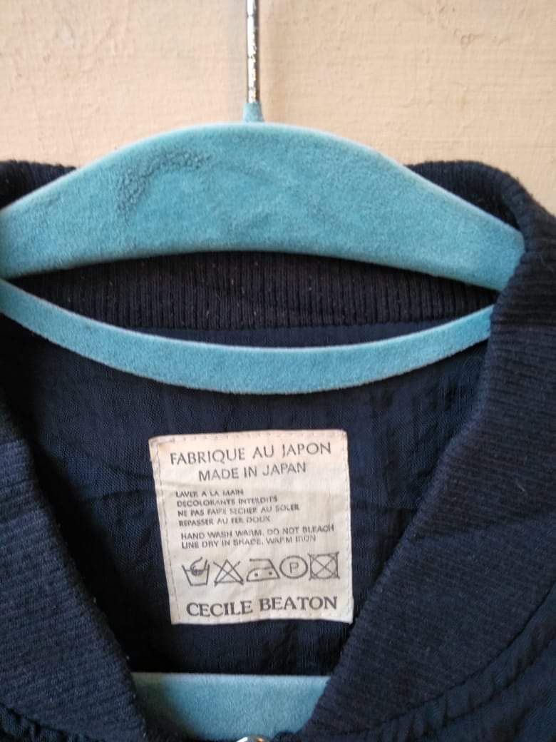 Seditionaries Vintage ! CECILE BEATON LIGHT CANVAS BOMBERS Size US L / EU 52-54 / 3 - 5 Thumbnail