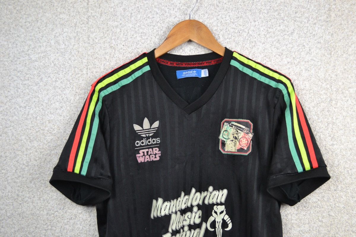 Adidas × Star Wars Adidas Originals Star Wars Boba Fett Mandalorian T Shirt Size US L / EU 52-54 / 3 - 3 Thumbnail