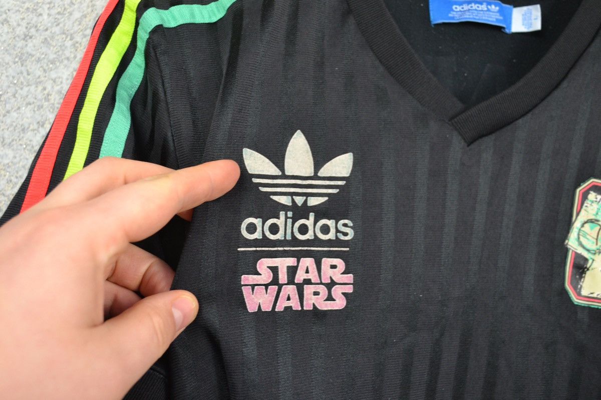 Adidas × Star Wars Adidas Originals Star Wars Boba Fett Mandalorian T Shirt Size US L / EU 52-54 / 3 - 8 Thumbnail
