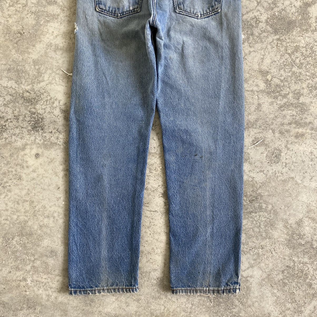 Levi's × Vintage Size 36x29.5 Vintage Levi's 505 Orange Tab Distressed Jeans Size US 36 / EU 52 - 12 Thumbnail