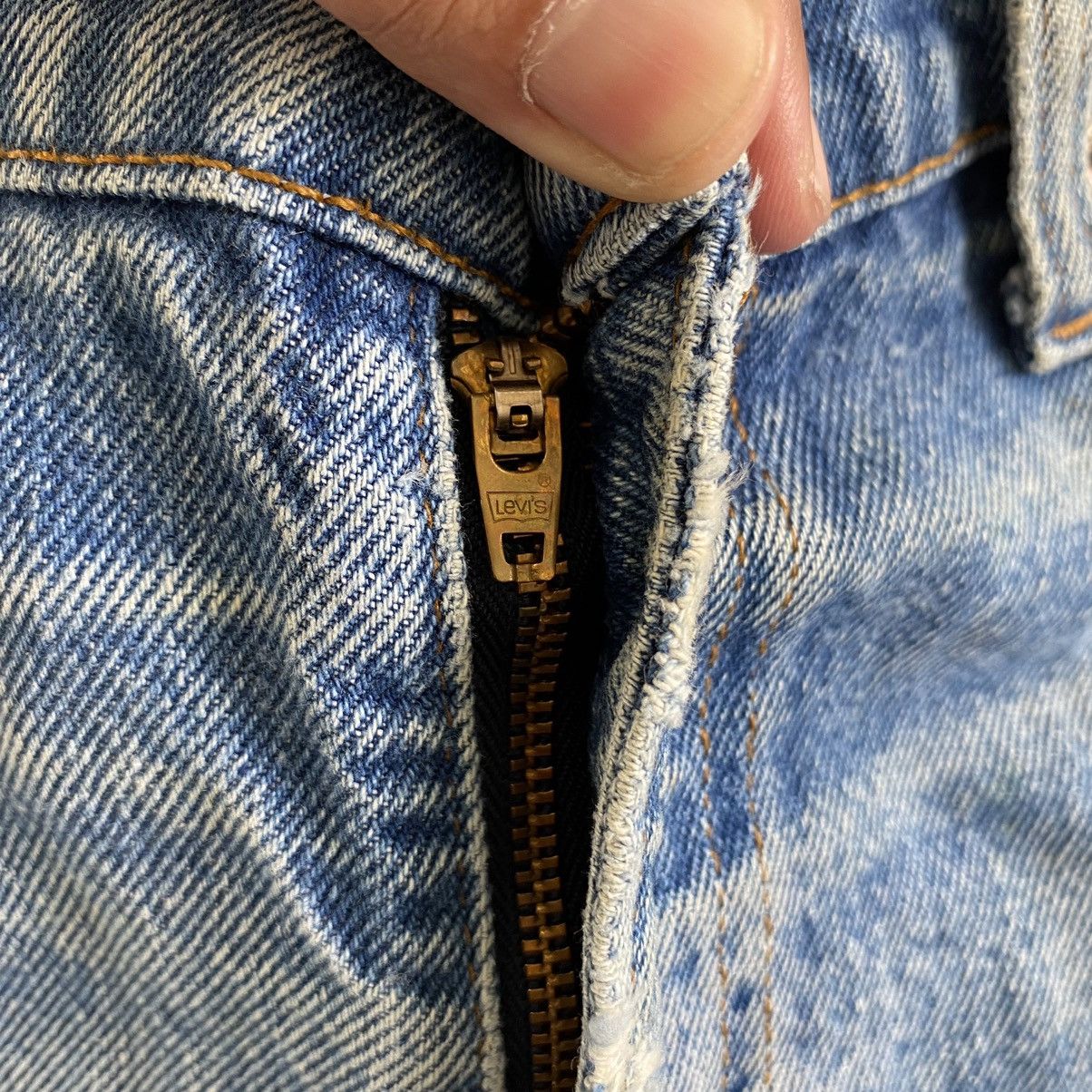 Levi's × Vintage Size 36x29.5 Vintage Levi's 505 Orange Tab Distressed Jeans Size US 36 / EU 52 - 9 Thumbnail