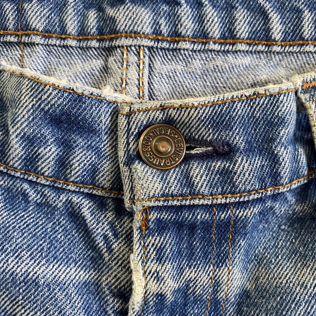 Levi's × Vintage Size 36x29.5 Vintage Levi's 505 Orange Tab Distressed Jeans Size US 36 / EU 52 - 8 Thumbnail