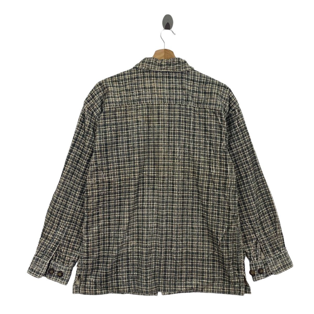 Vintage Vtg LUCKY STRIKE Check Tartan Brown Button Up Pocket Shirt Size US M / EU 48-50 / 2 - 8 Thumbnail