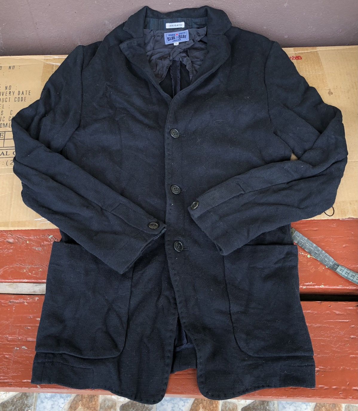 Blue Blue Japan BLUE BLUE JAPAN WOOL JACKET Size US S / EU 44-46 / 1 - 1 Thumbnail