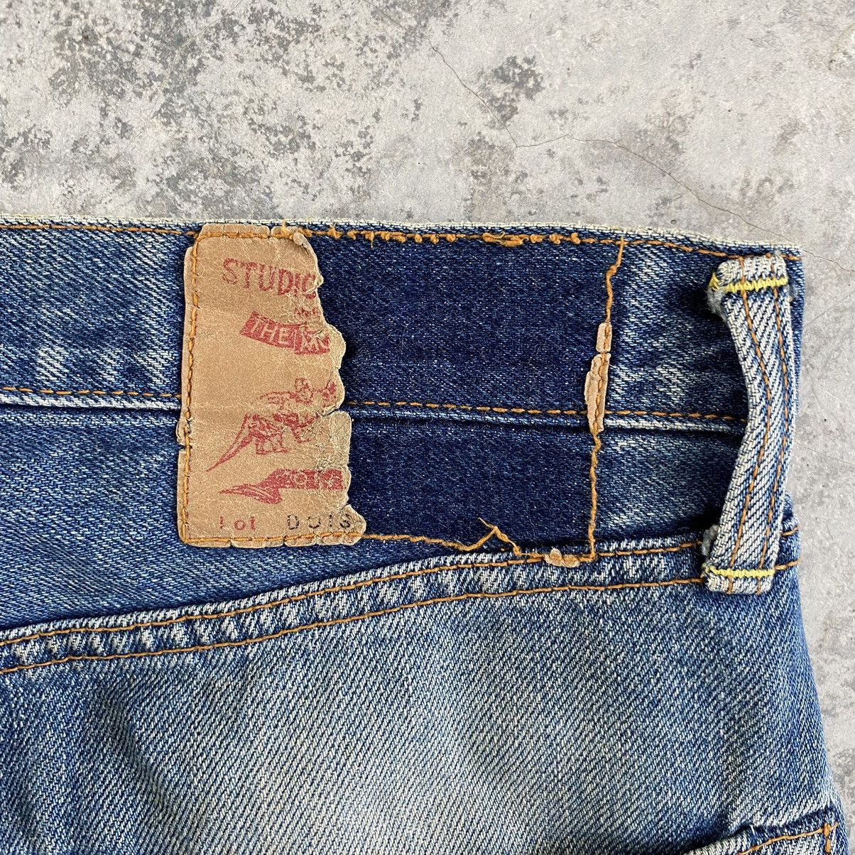 Studio D'Artisan VTG Studio D’Artisan Faded Blue Ripped Dirty Selvedge Jeans Size US 29 - 16 Thumbnail