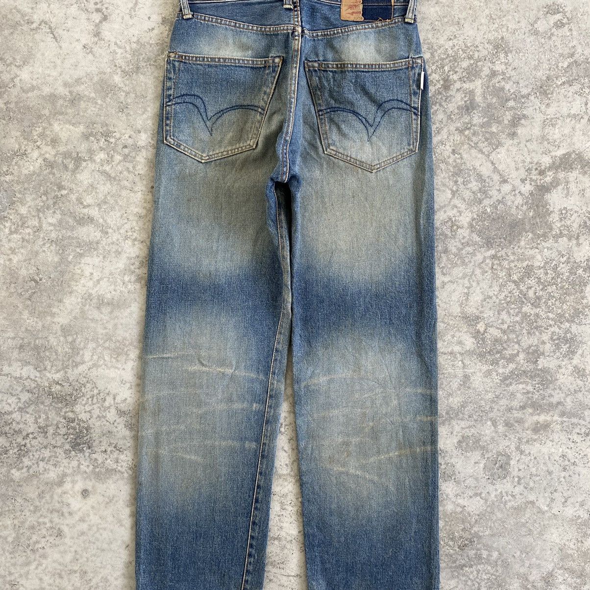 Studio D'Artisan VTG Studio D’Artisan Faded Blue Ripped Dirty Selvedge Jeans Size US 29 - 14 Thumbnail