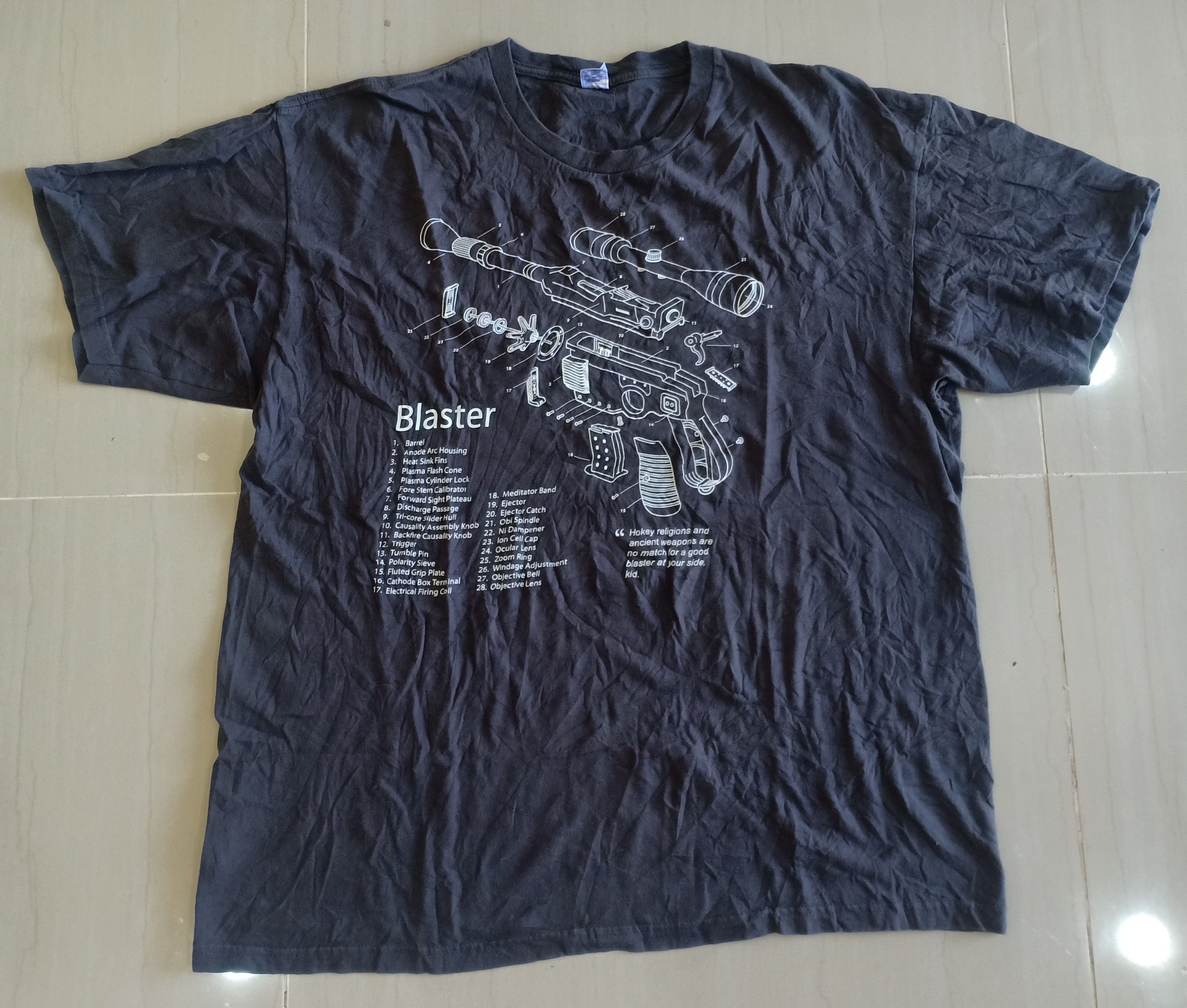 Rare tee Blaster details