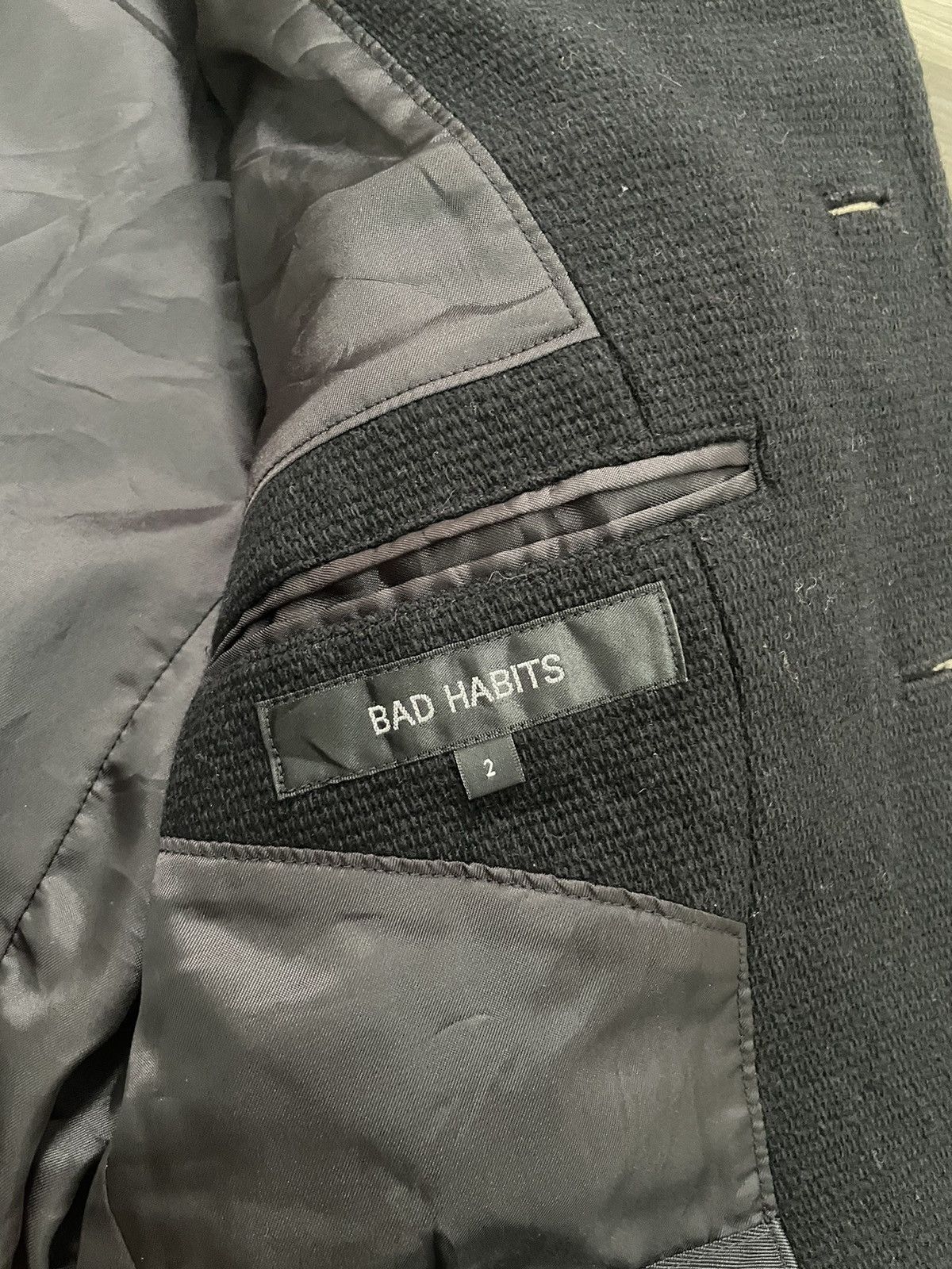 Japanese Brand Bad habits belted coat Size US S / EU 44-46 / 1 - 6 Thumbnail
