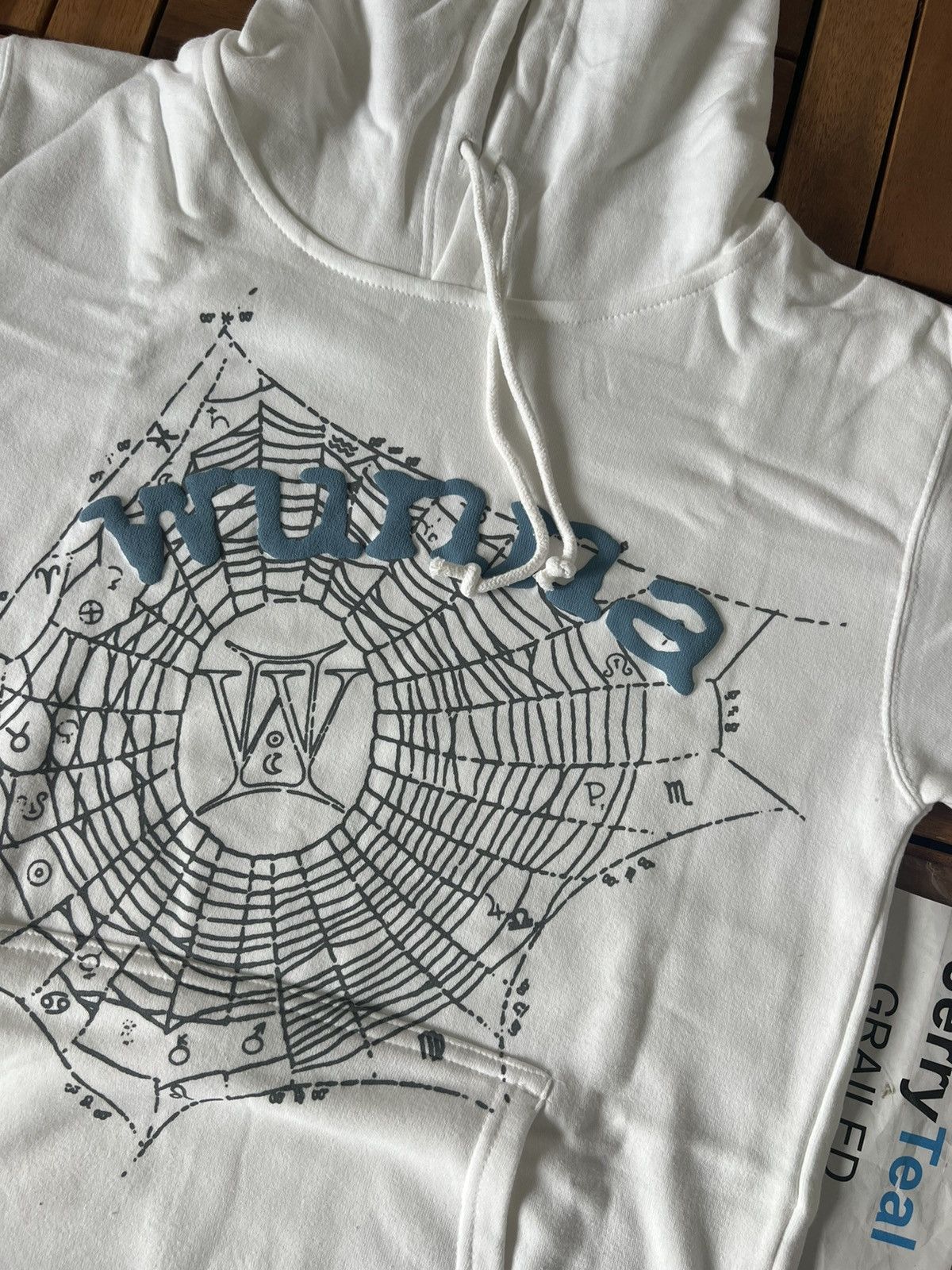 Sp5der Spider Worldwide Wunna Hoodie White - Sp5der / Gunna Size US S / EU 44-46 / 1 - 2 Thumbnail