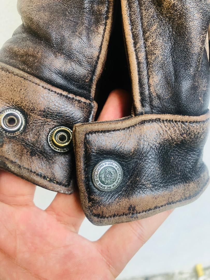 Japanese Brand × Vintage Vintage Politician Sucker Fashion Style Leather Jacket Size US L / EU 52-54 / 3 - 7 Thumbnail