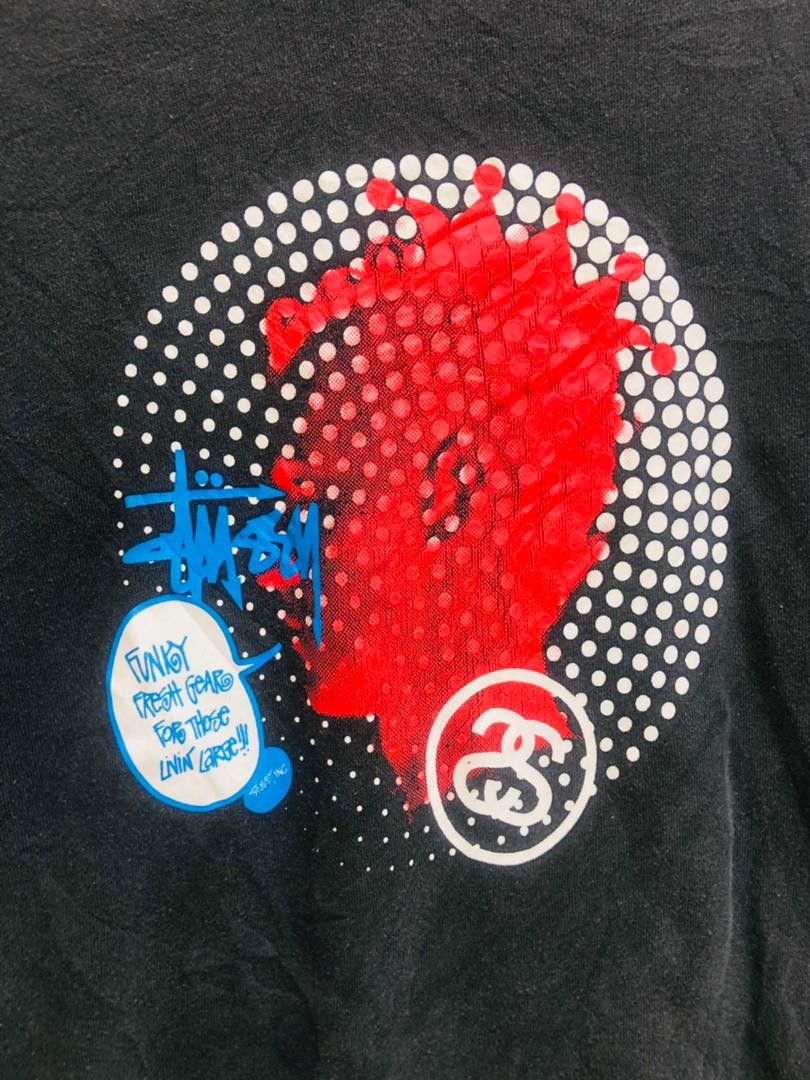 Japanese Brand × Stussy × Vintage Vintage Stussy Punk Head Travis Scott Fashion Style Size US L / EU 52-54 / 3 - 4 Thumbnail