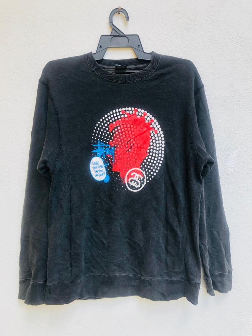 Japanese Brand × Stussy × Vintage Vintage Stussy Punk Head Travis Scott Fashion Style Size US L / EU 52-54 / 3 - 1 Thumbnail