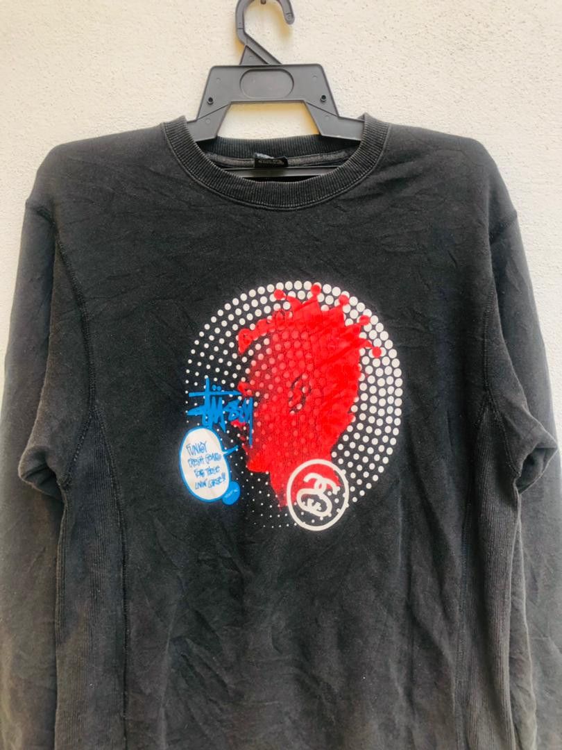 Japanese Brand × Stussy × Vintage Vintage Stussy Punk Head Travis Scott Fashion Style Size US L / EU 52-54 / 3 - 3 Thumbnail