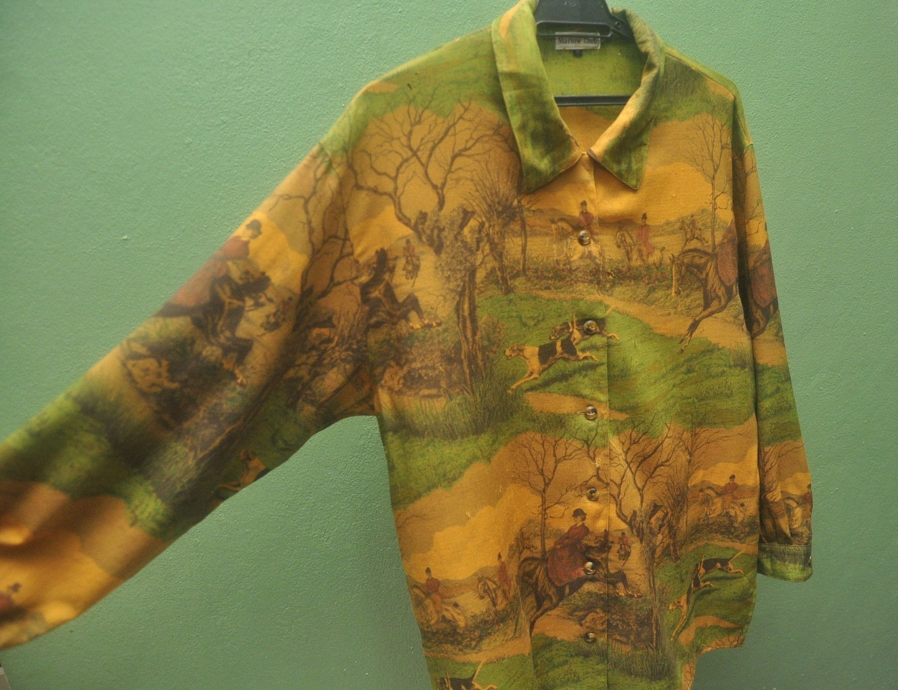 Designer × Japanese Brand Vintage Marlow Club Fullprint Travis Scott Fashion Style Size US L / EU 52-54 / 3 - 5 Thumbnail