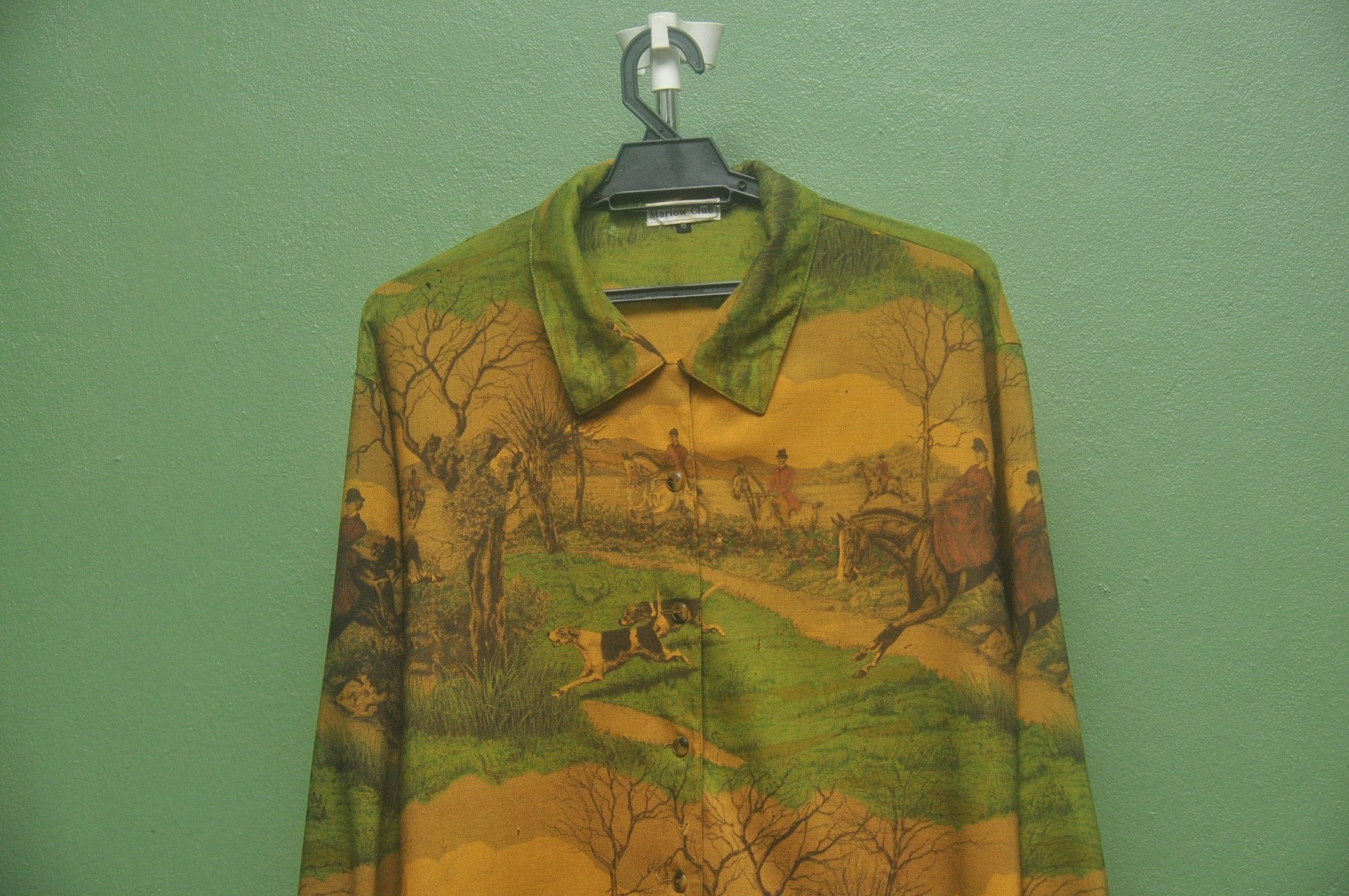 Designer × Japanese Brand Vintage Marlow Club Fullprint Travis Scott Fashion Style Size US L / EU 52-54 / 3 - 3 Thumbnail