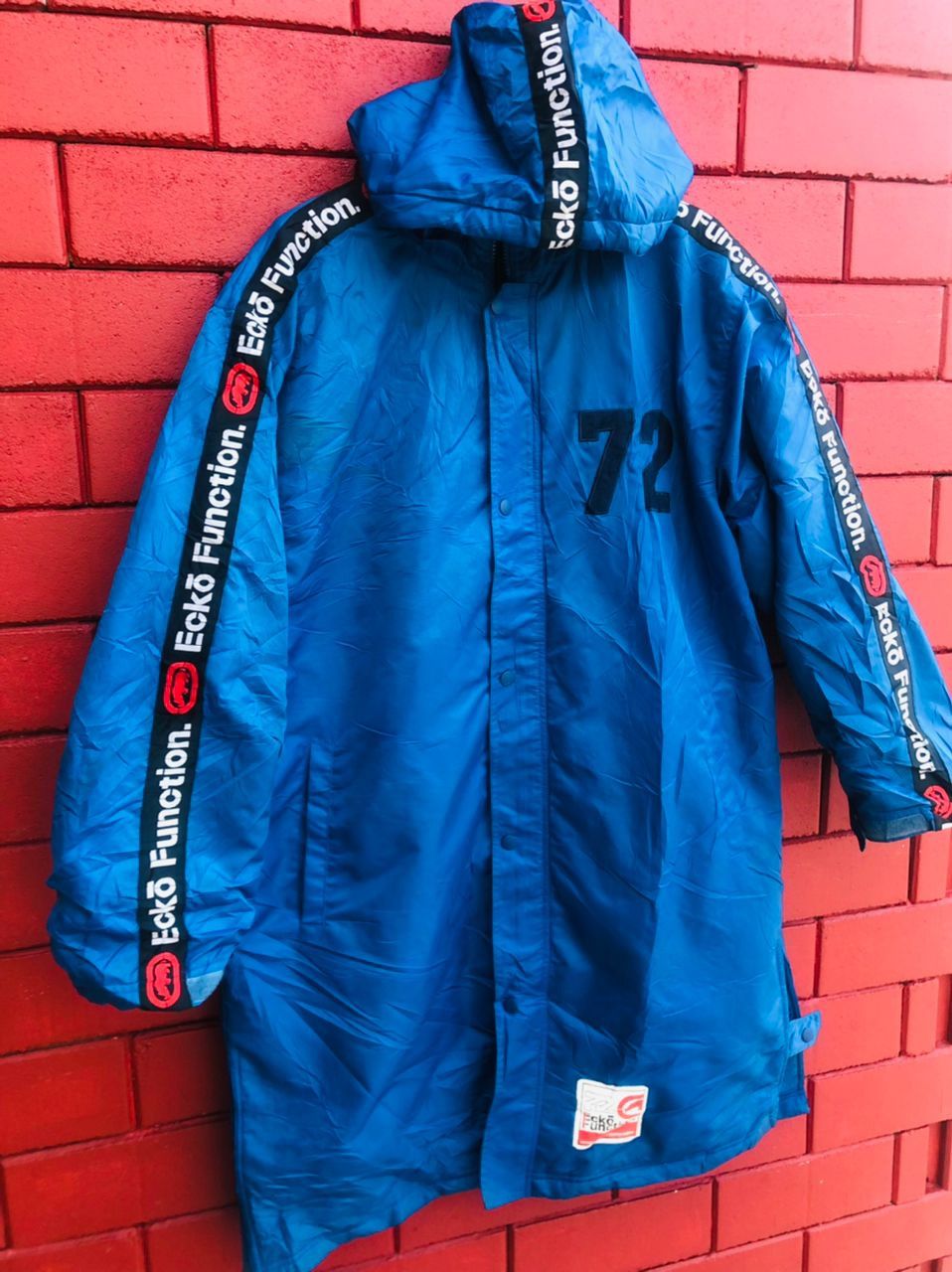 Ecko Unltd. × Japanese Brand × Vintage Vintage Ecko Function 90s Hip Hop Fashion Style Long Jacket Size US L / EU 52-54 / 3 - 6 Thumbnail