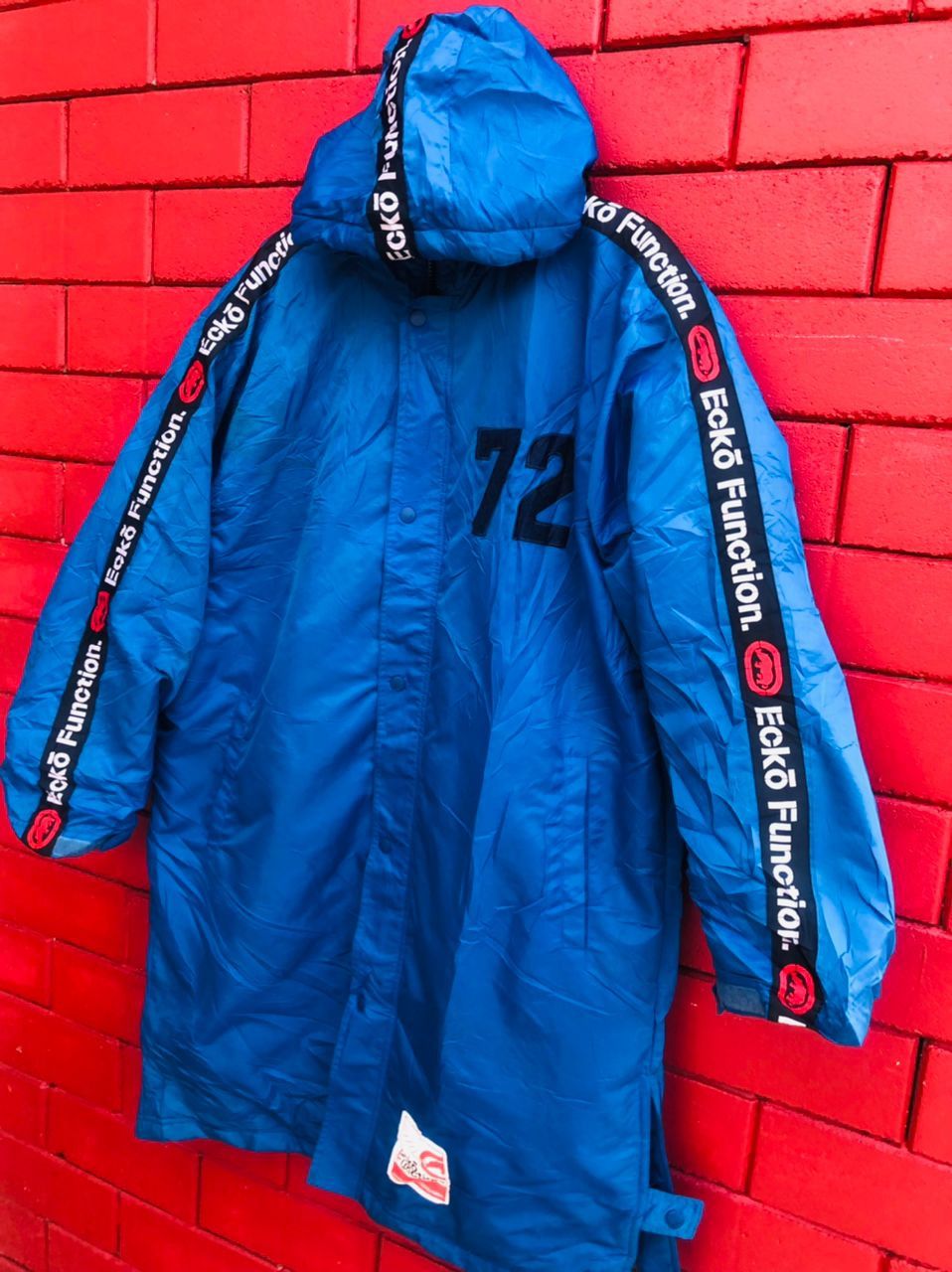 Ecko Unltd. × Japanese Brand × Vintage Vintage Ecko Function 90s Hip Hop Fashion Style Long Jacket Size US L / EU 52-54 / 3 - 7 Thumbnail
