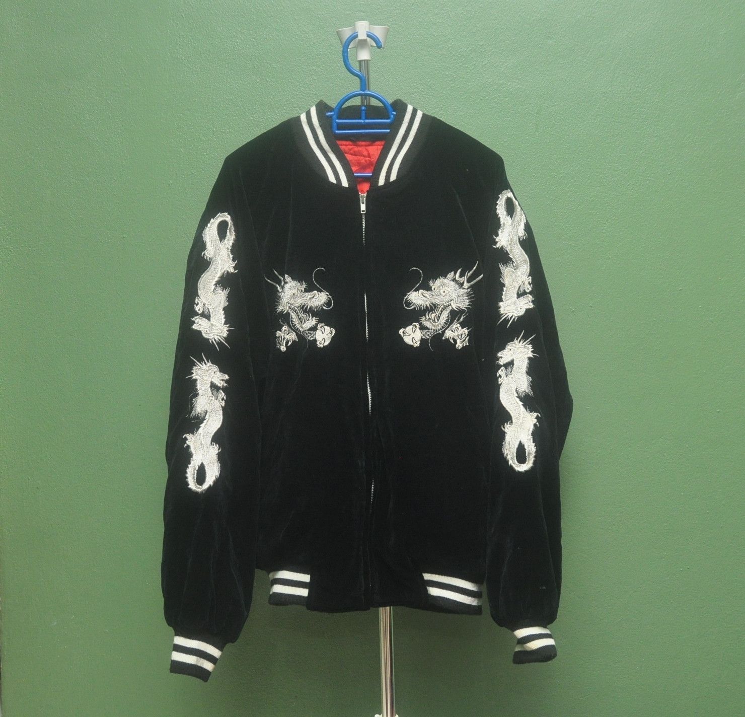 Japanese Brand Vintage Sukajan Souvenir Dragon Jacket Travis Scott Style Size US L / EU 52-54 / 3 - 2 Thumbnail