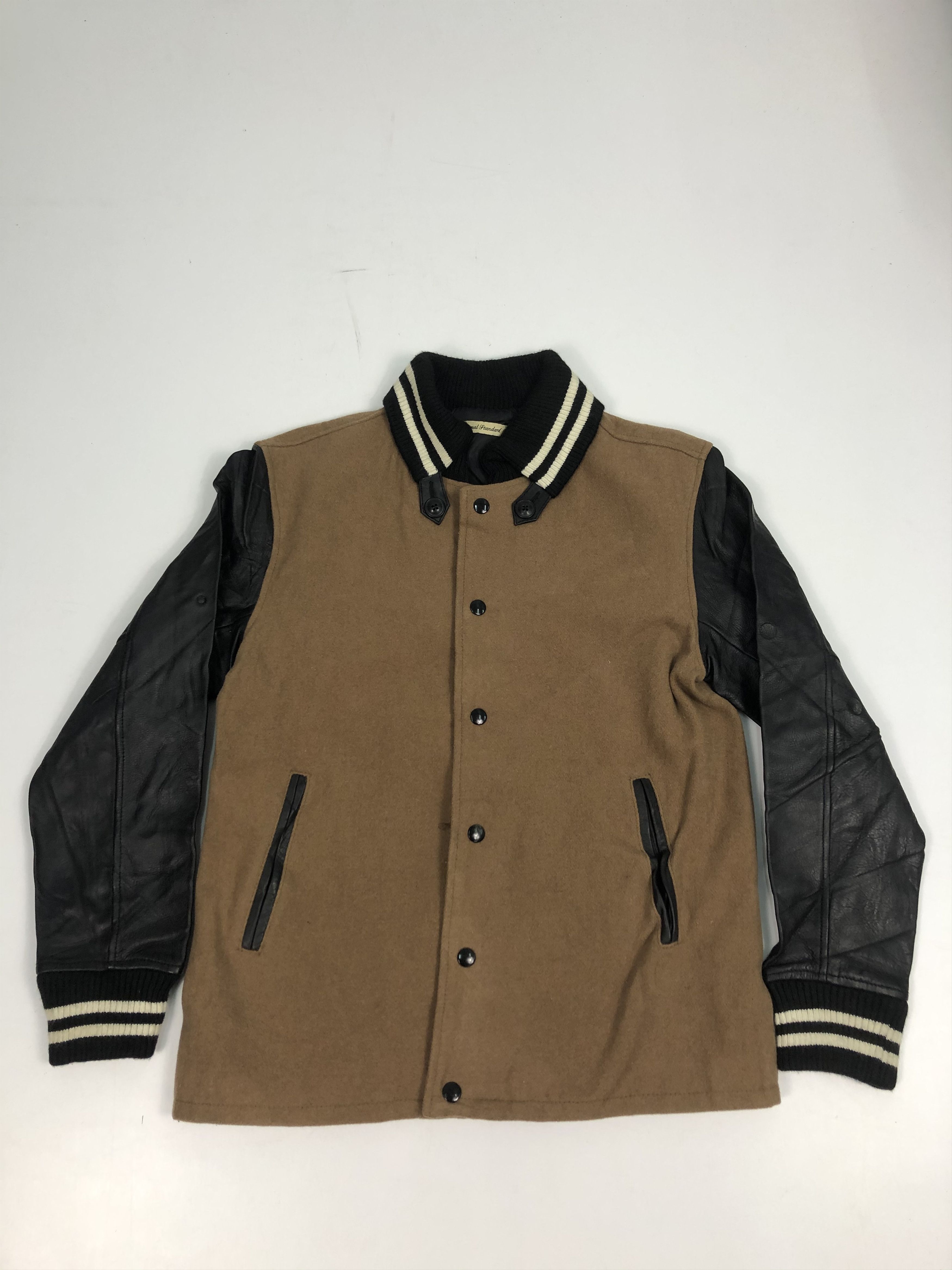 Vintage Varsity Journal Standard Synthetic Leather Jacket 