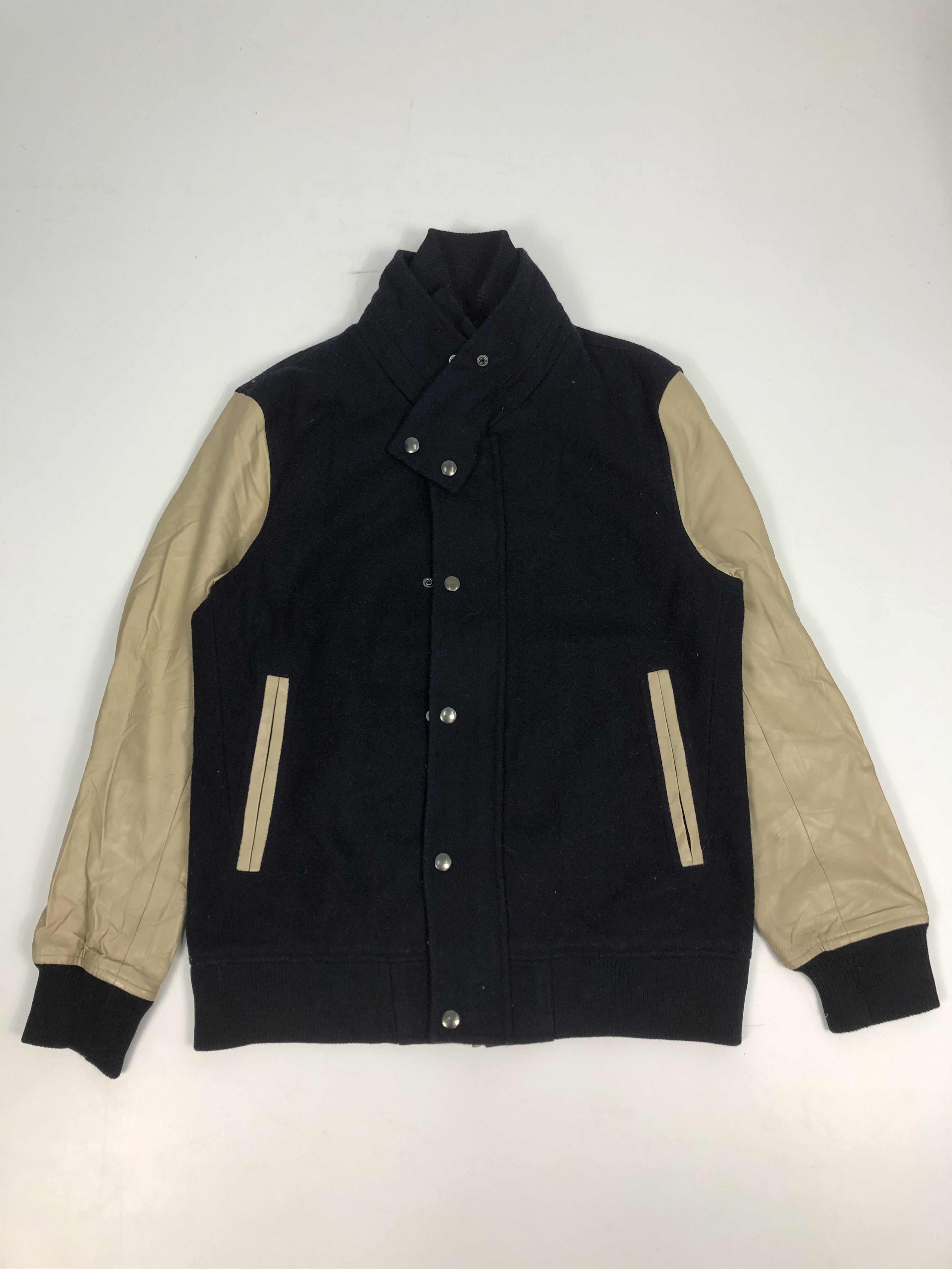Vintage Vintage Varsity Japanese Brand Leather Sleeve V0123 Size US M / EU 48-50 / 2 - 1 Thumbnail