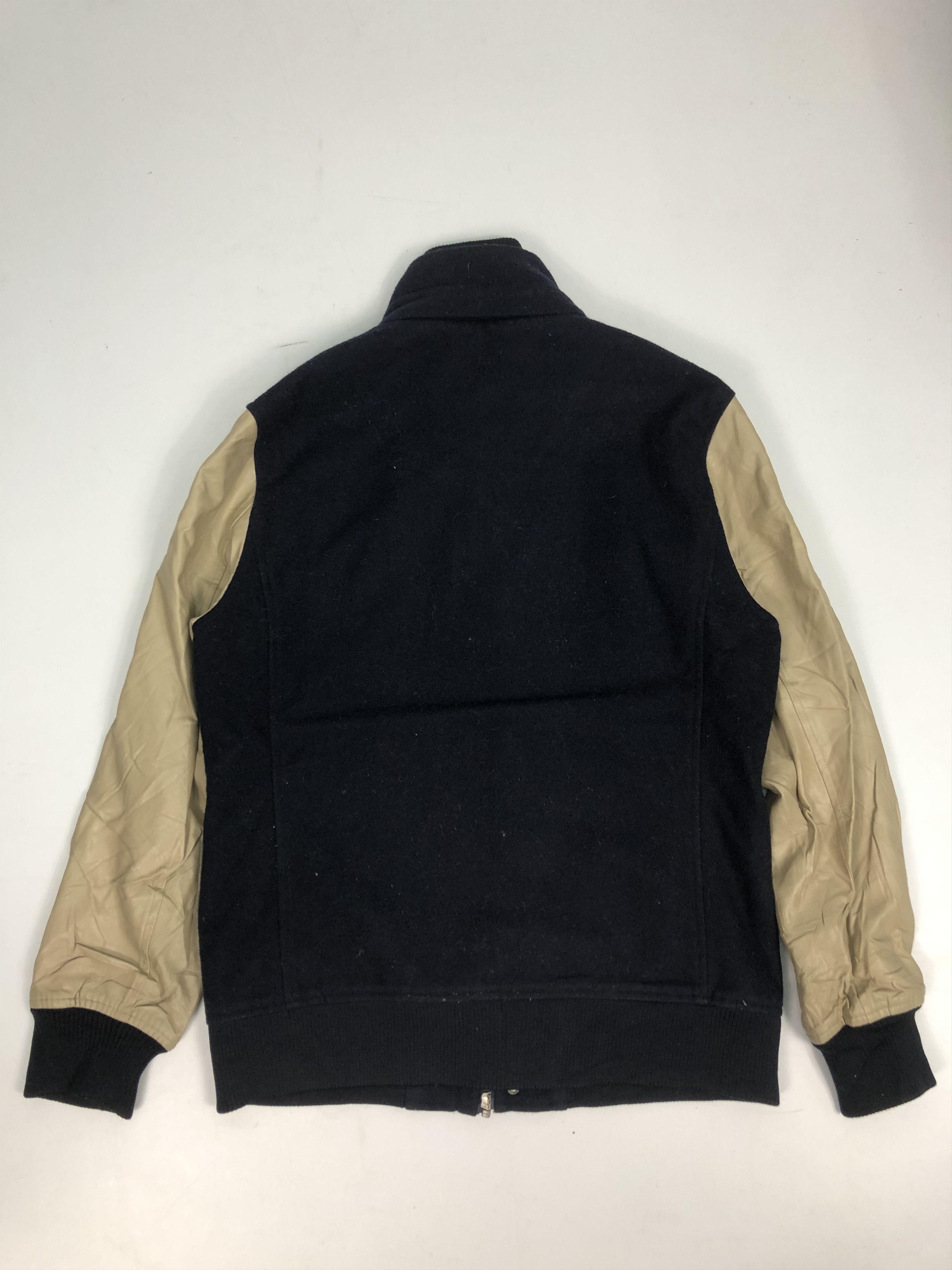 Vintage Vintage Varsity Japanese Brand Leather Sleeve V0123 Size US M / EU 48-50 / 2 - 2 Thumbnail
