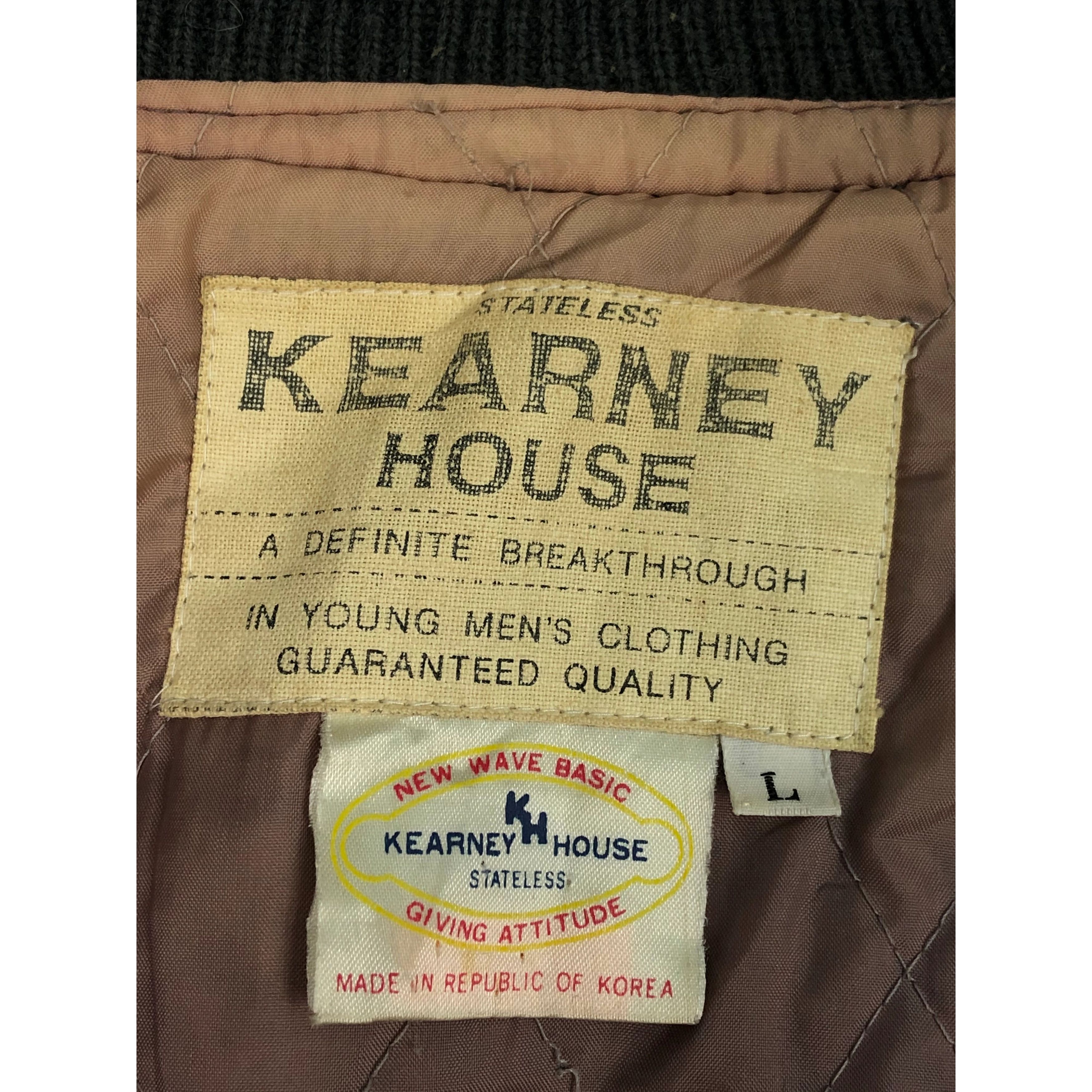 Japanese Brand Vintage Leather Varsity Jacket Japanese Brand V0046 Size US L / EU 52-54 / 3 - 6 Thumbnail