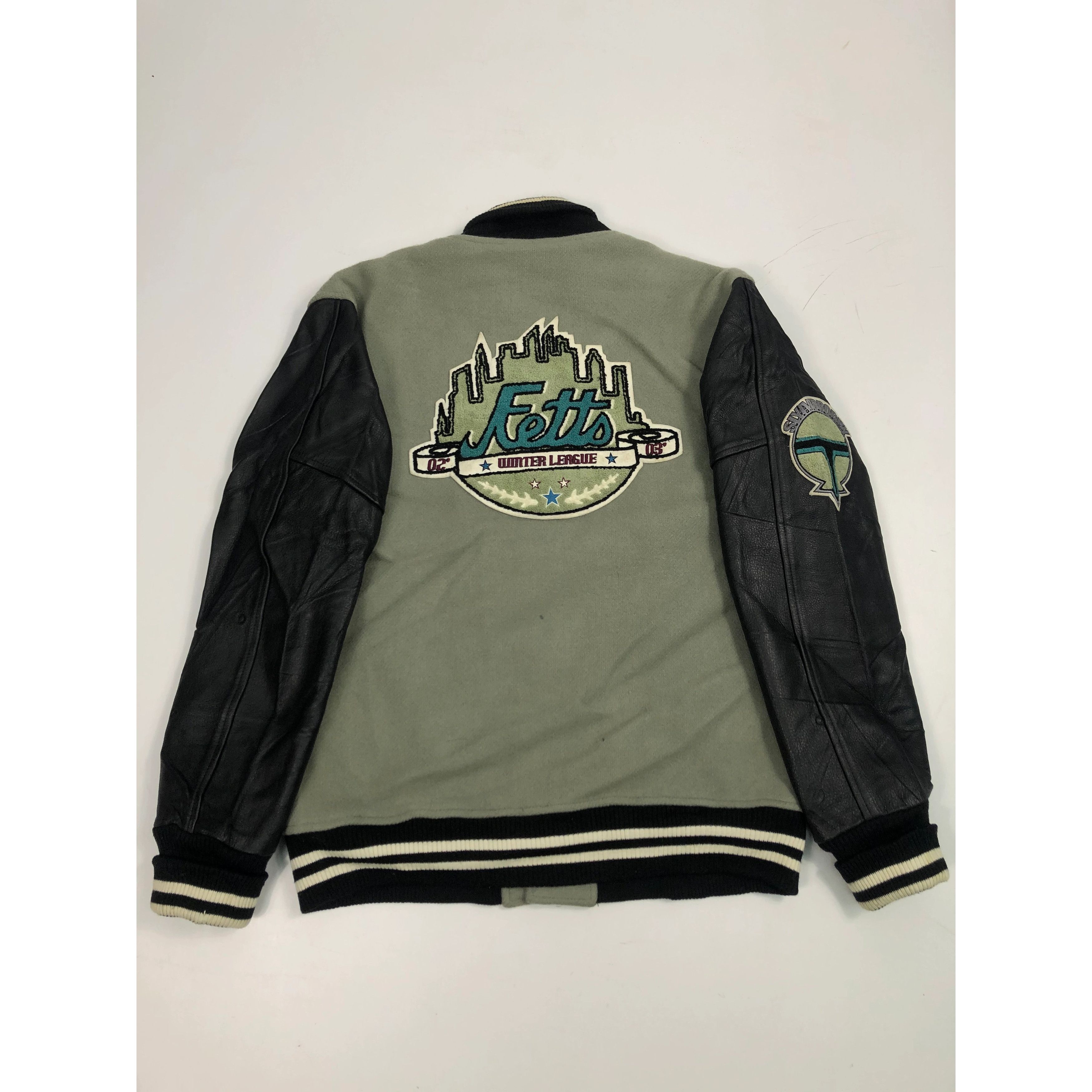 Japanese Brand Vintage Y2K Slyandrobby Fetts Varsity Leather Jacket V0060 Size US XL / EU 56 / 4 - 2 Thumbnail