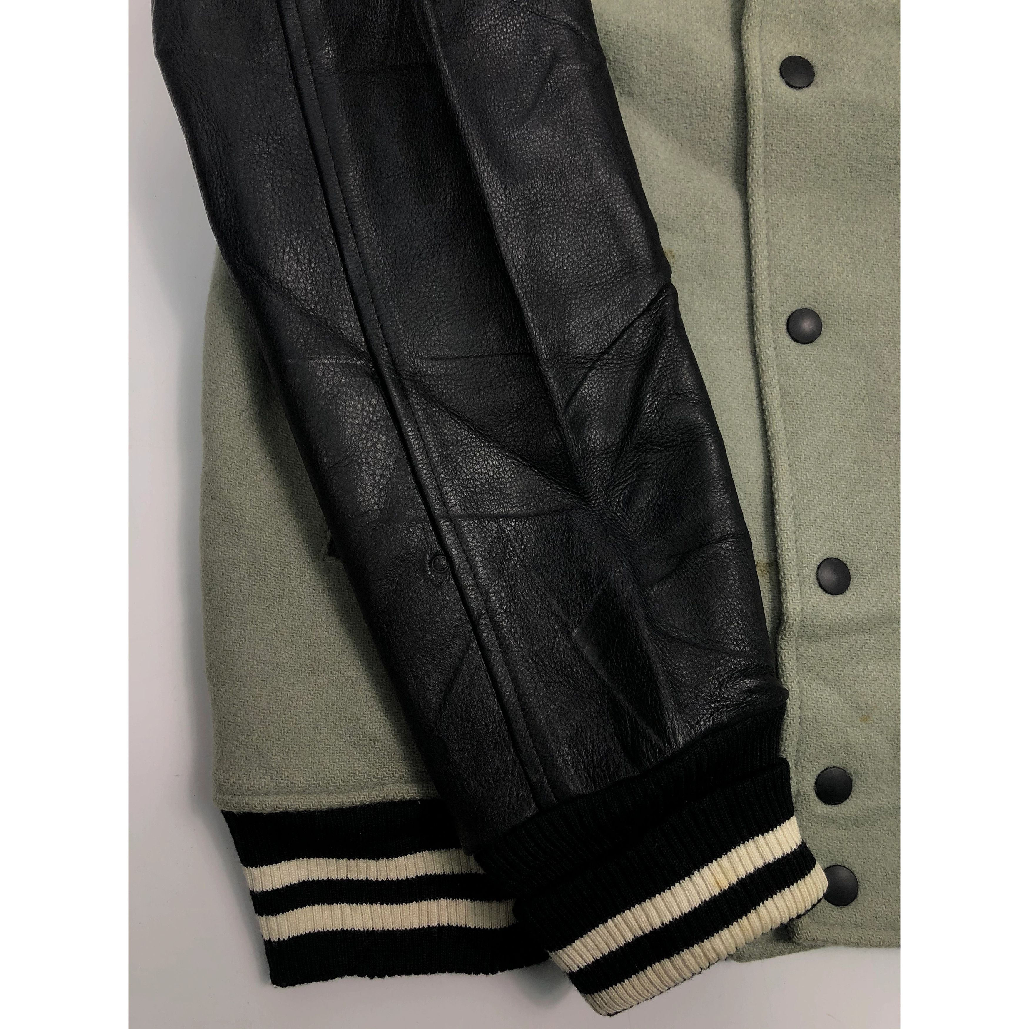 Japanese Brand Vintage Y2K Slyandrobby Fetts Varsity Leather Jacket V0060 Size US XL / EU 56 / 4 - 6 Thumbnail