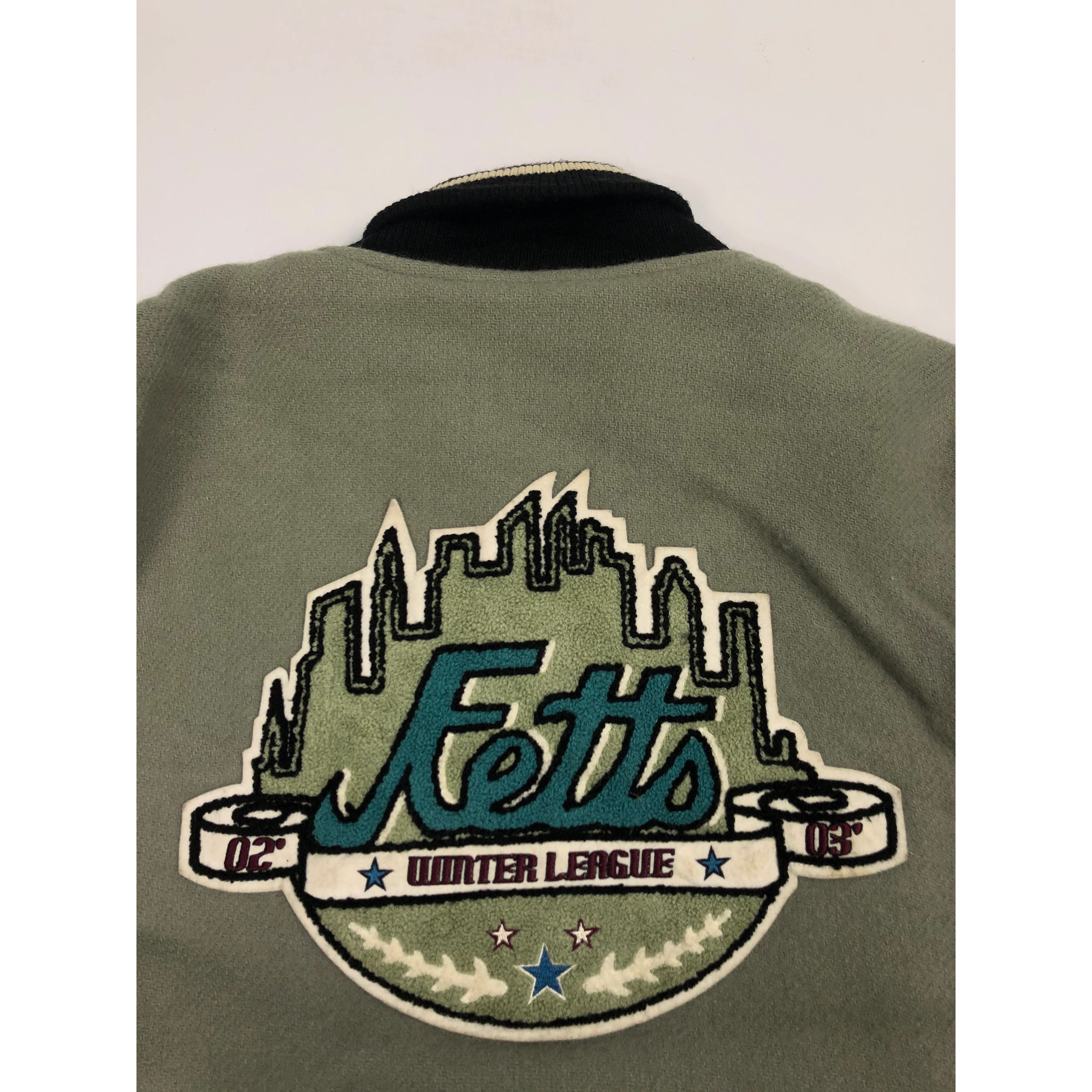 Japanese Brand Vintage Y2K Slyandrobby Fetts Varsity Leather Jacket V0060 Size US XL / EU 56 / 4 - 3 Thumbnail