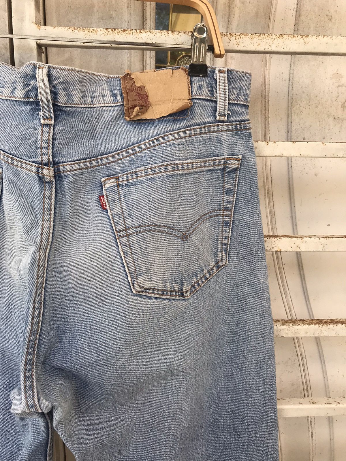 Levi's × Vintage Vintage 90s Levis 501 Denim Size US 34 / EU 50 - 14 Thumbnail