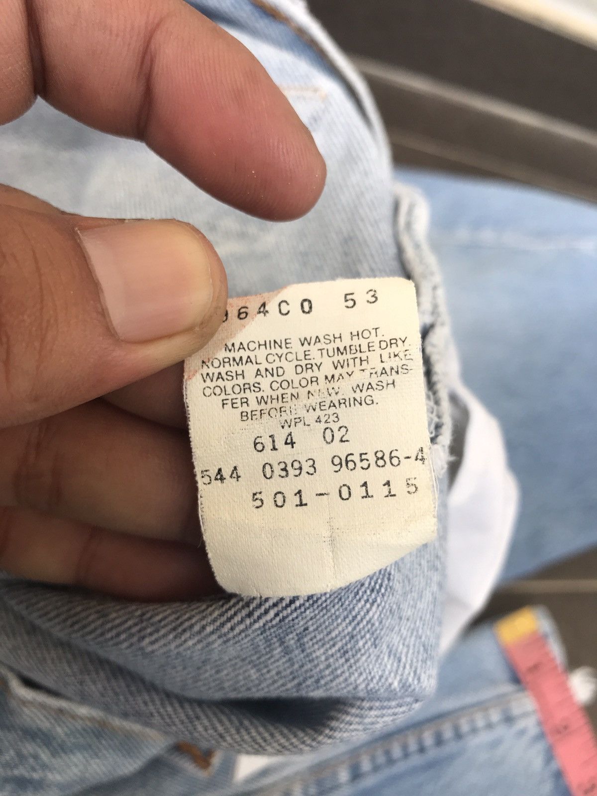 Levi's × Vintage Vintage 90s Levis 501 Denim Size US 34 / EU 50 - 18 Thumbnail