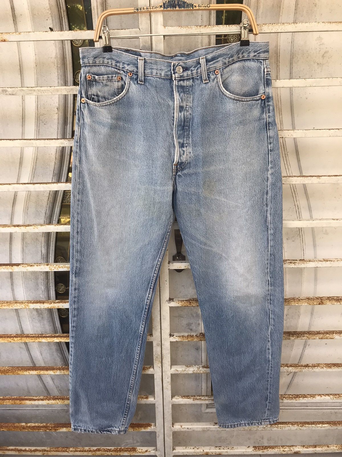 Levi's × Vintage Vintage 90s Levis 501 Denim Size US 34 / EU 50 - 1 Thumbnail