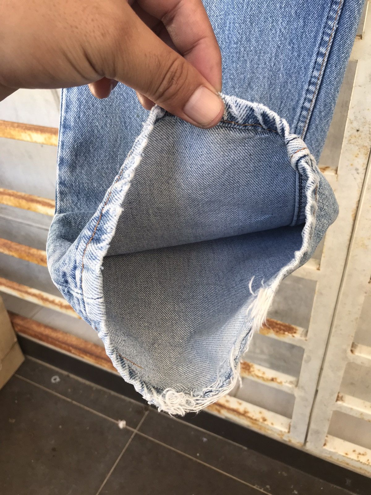 Levi's × Vintage Vintage 90s Levis 501 Denim Size US 34 / EU 50 - 9 Thumbnail
