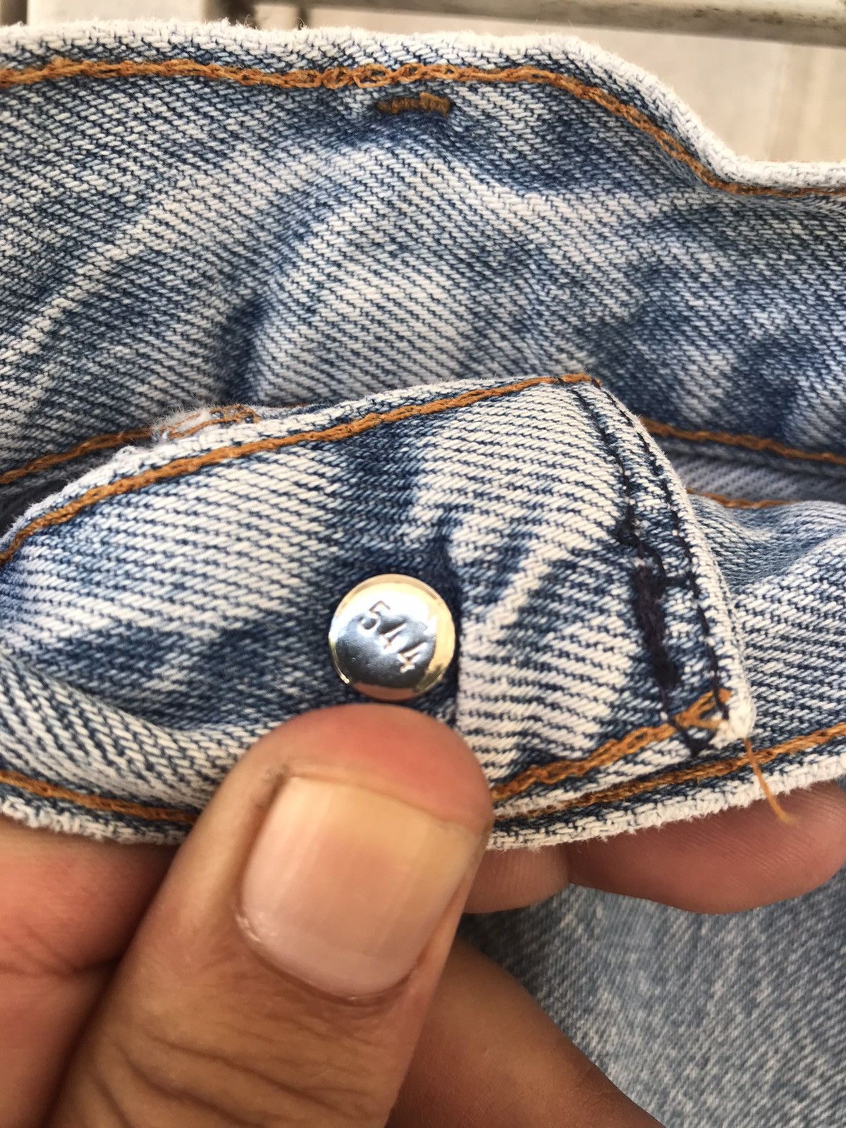 Levi's × Vintage Vintage 90s Levis 501 Denim Size US 34 / EU 50 - 11 Thumbnail