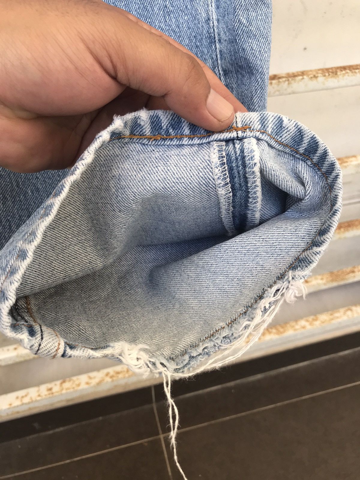 Levi's × Vintage Vintage 90s Levis 501 Denim Size US 34 / EU 50 - 8 Thumbnail