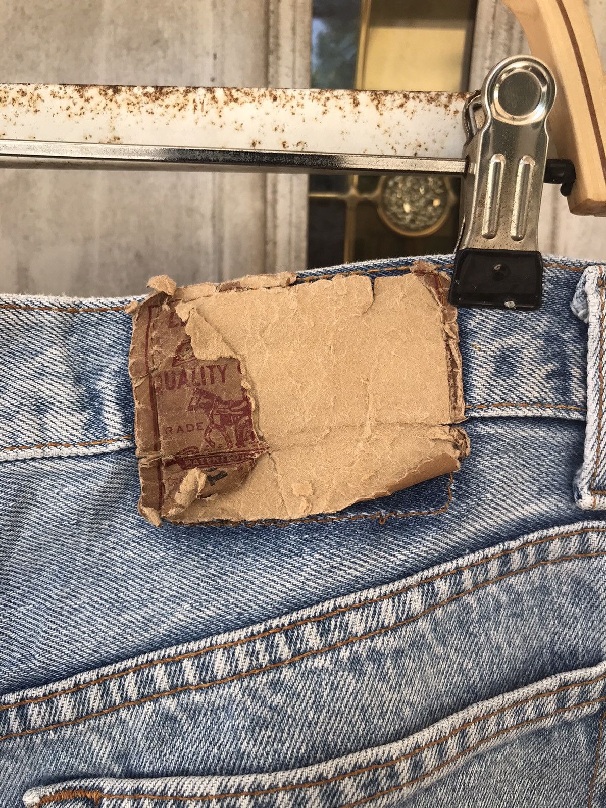 Levi's × Vintage Vintage 90s Levis 501 Denim Size US 34 / EU 50 - 13 Thumbnail