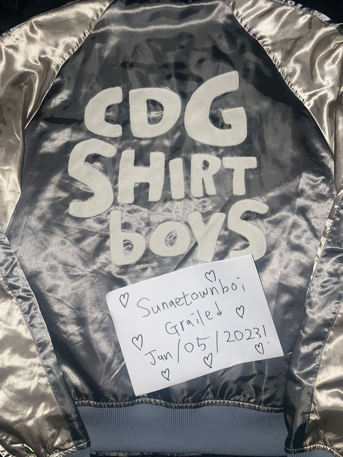 Cdg shirt boys clearance bomber