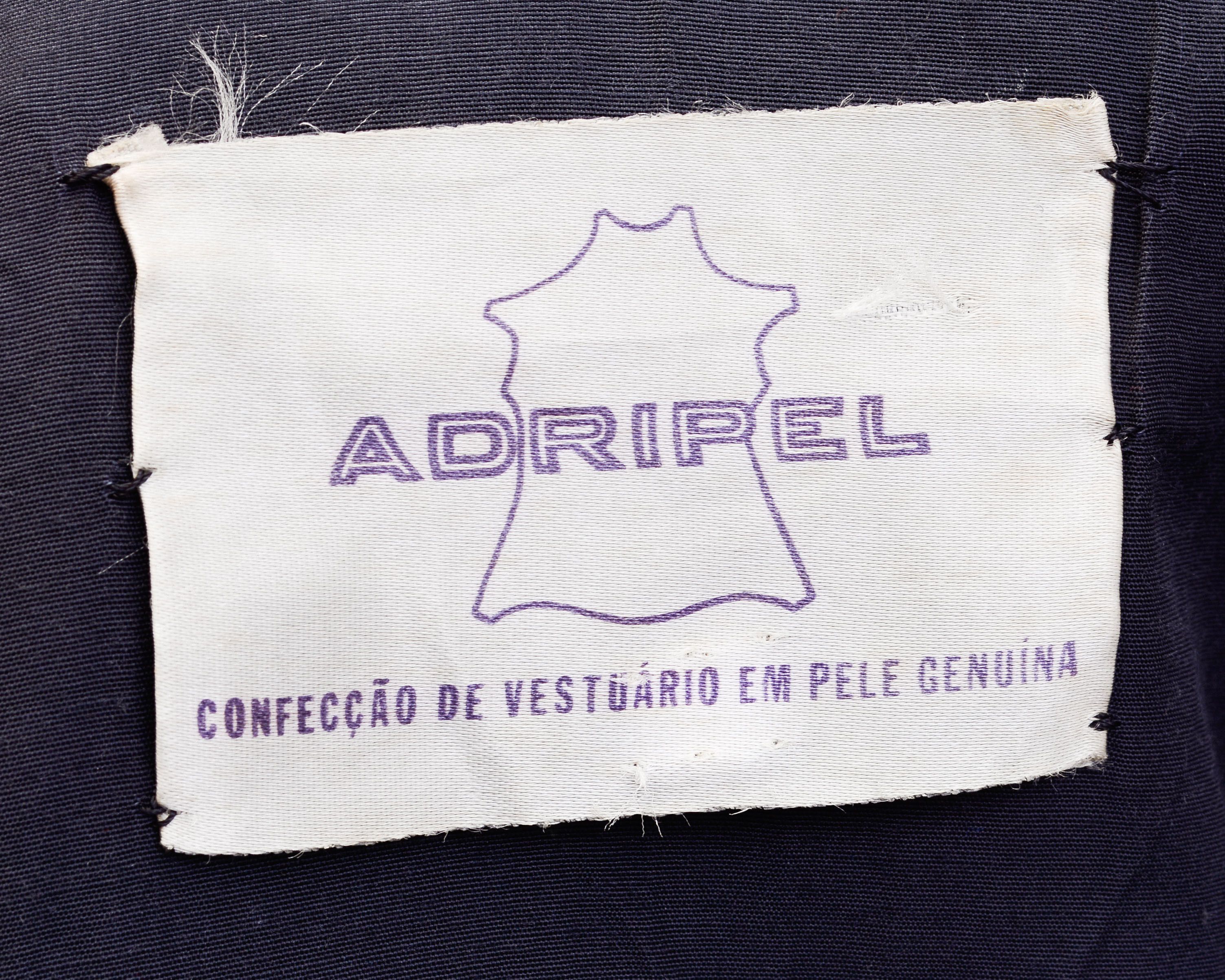 Band Tees × Vintage ADRIPEL Leather UK 38 US Jacket Coat Trench EU 48 Button S Size US S / EU 44-46 / 1 - 8 Thumbnail