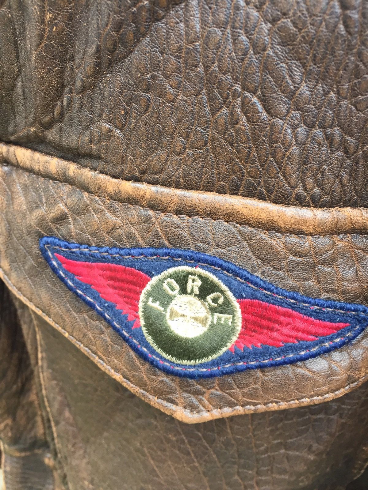 Vintage Vintage A-2 Sheepskin Leather Jacket Size US XL / EU 56 / 4 - 7 Thumbnail